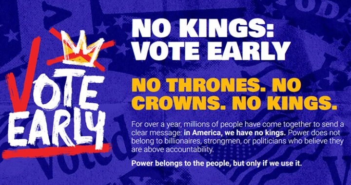 No Kings Vote Early